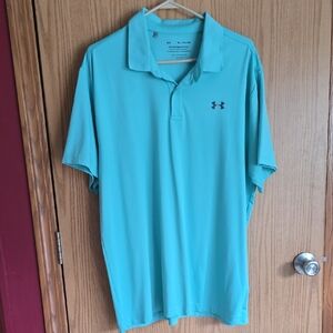 Under Armour Men's Aqua Polo Shirt